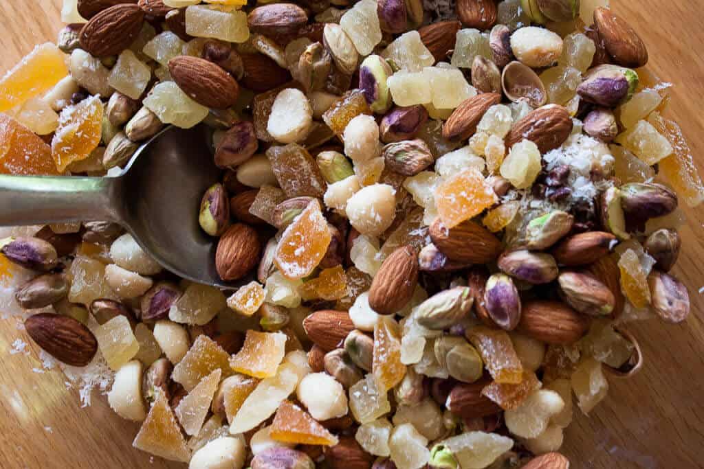 weekend camping menu trail mix for camping, part of a weekend camping menu