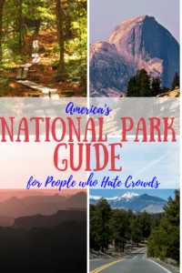 Love the national parks, but hate the crowds? This handy guide has some tips for ways to avoid the crowds in national parks.