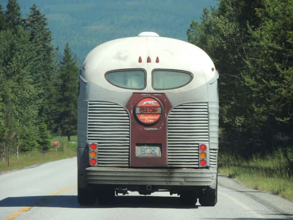 greyhound bus road trip