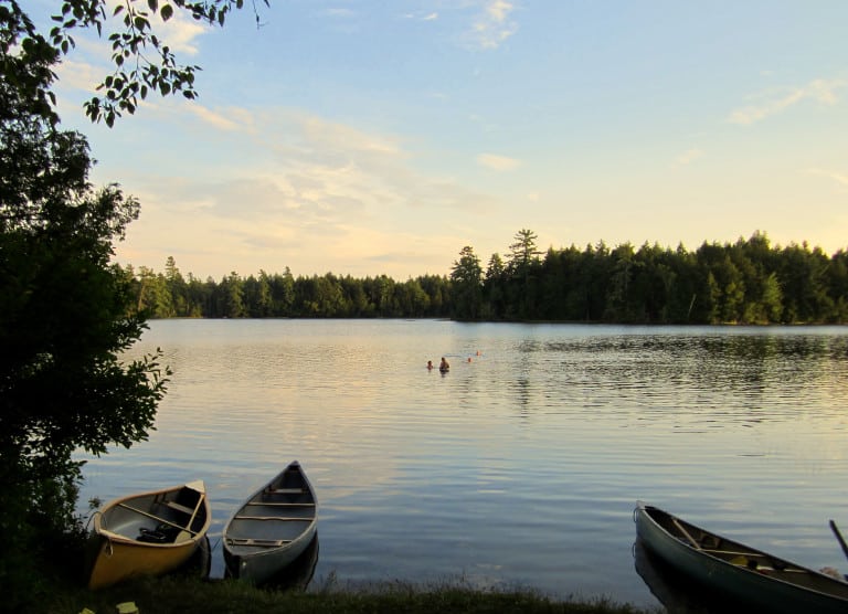 Adirondack Canoe Camping in the Saint Regis Canoe Area