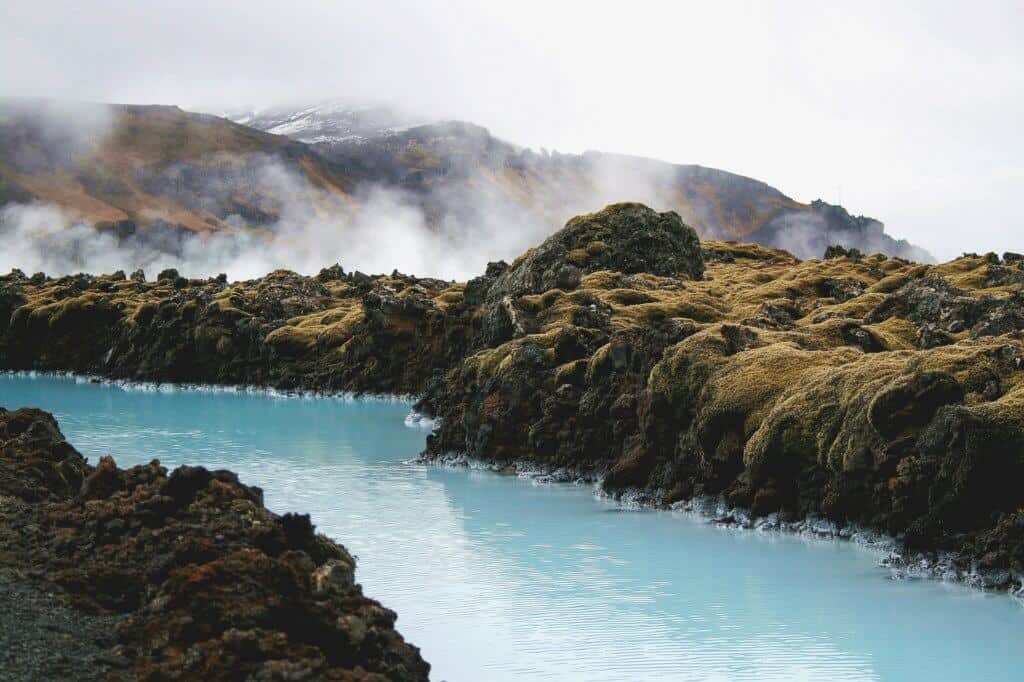 A hot spring just waiting for you to come have a soak.