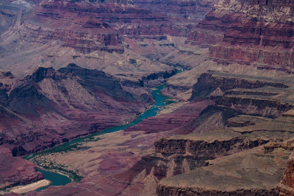 Desert View Canyon Grand Canyon Colorado River from the Desert View Campground, Grand Canyon