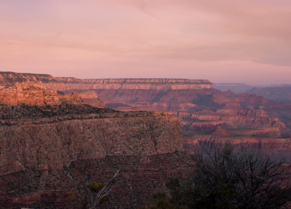 Desert View Campground Moran Point - Grand Canyon Sunset