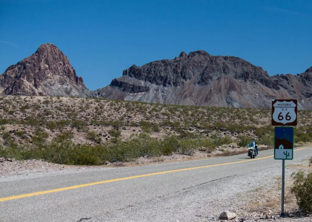 Historic Route 66 near Oatman AZ