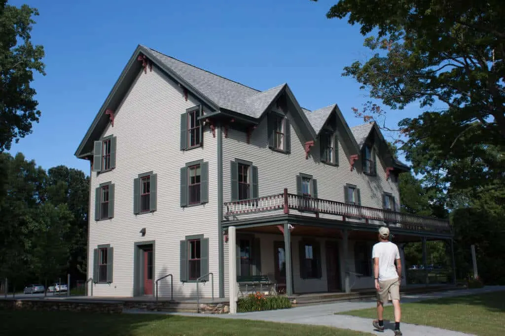 Rocky Point House Museum at Kill Kare State Park in Vermont.