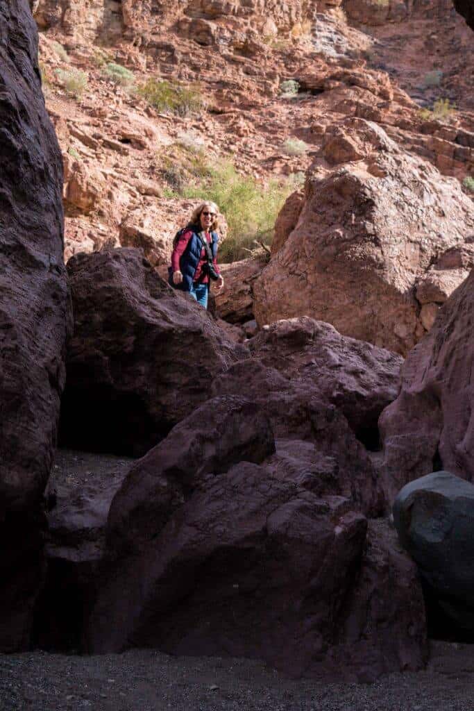 Things to do in Lake Havasu City, AZ Hiking the Crack in the Wall in SARA Park, Lake Havasu City