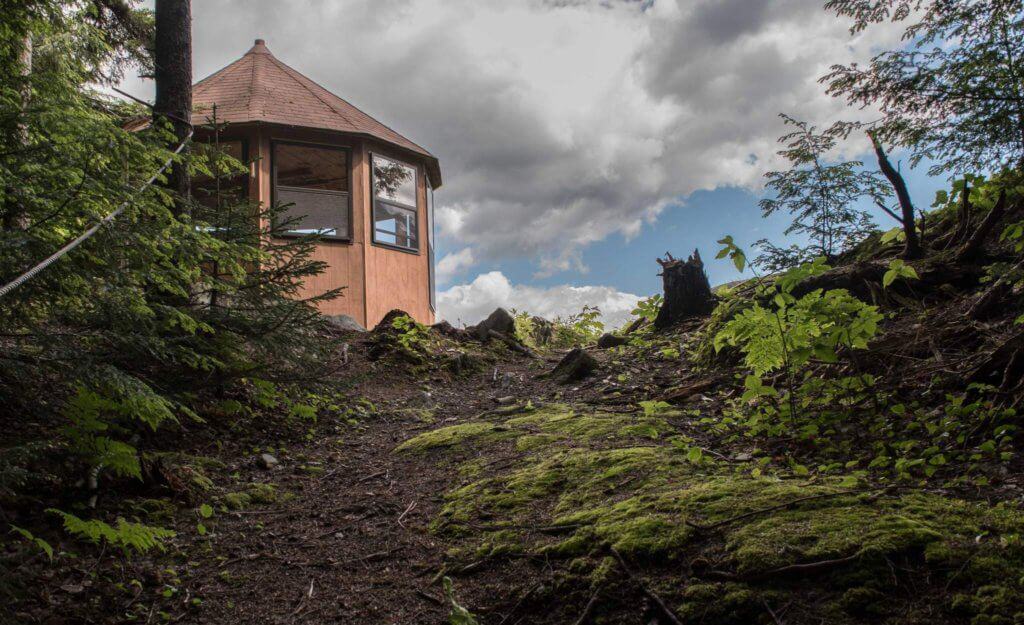 Vermont treehouse The skyloft at Moose Meadow - Vermont glamping