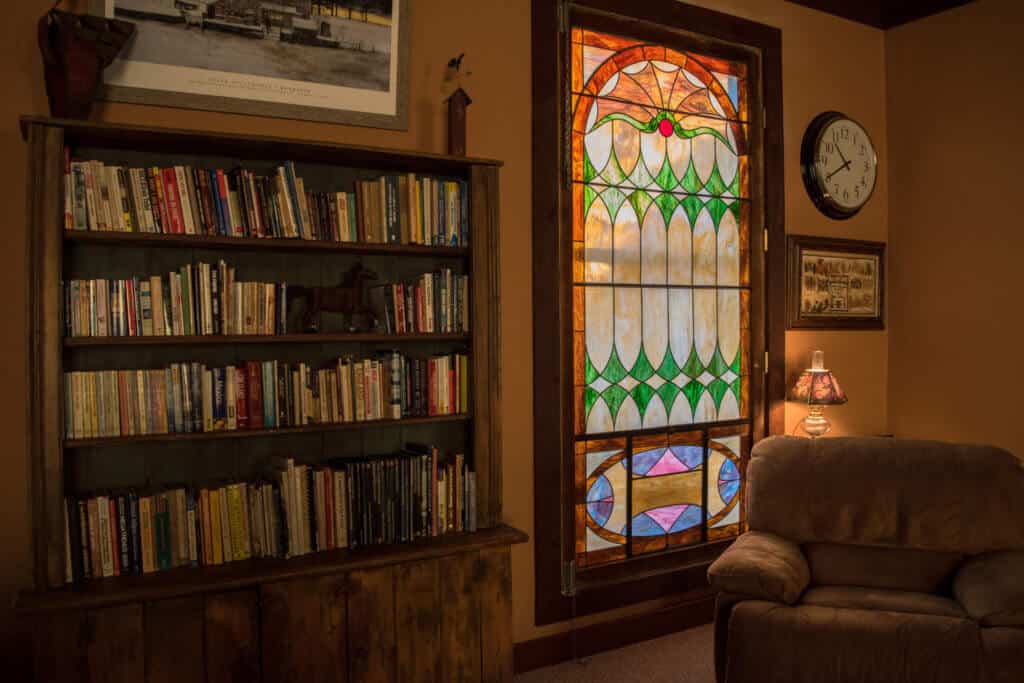Southern Vermont vacation rental - library