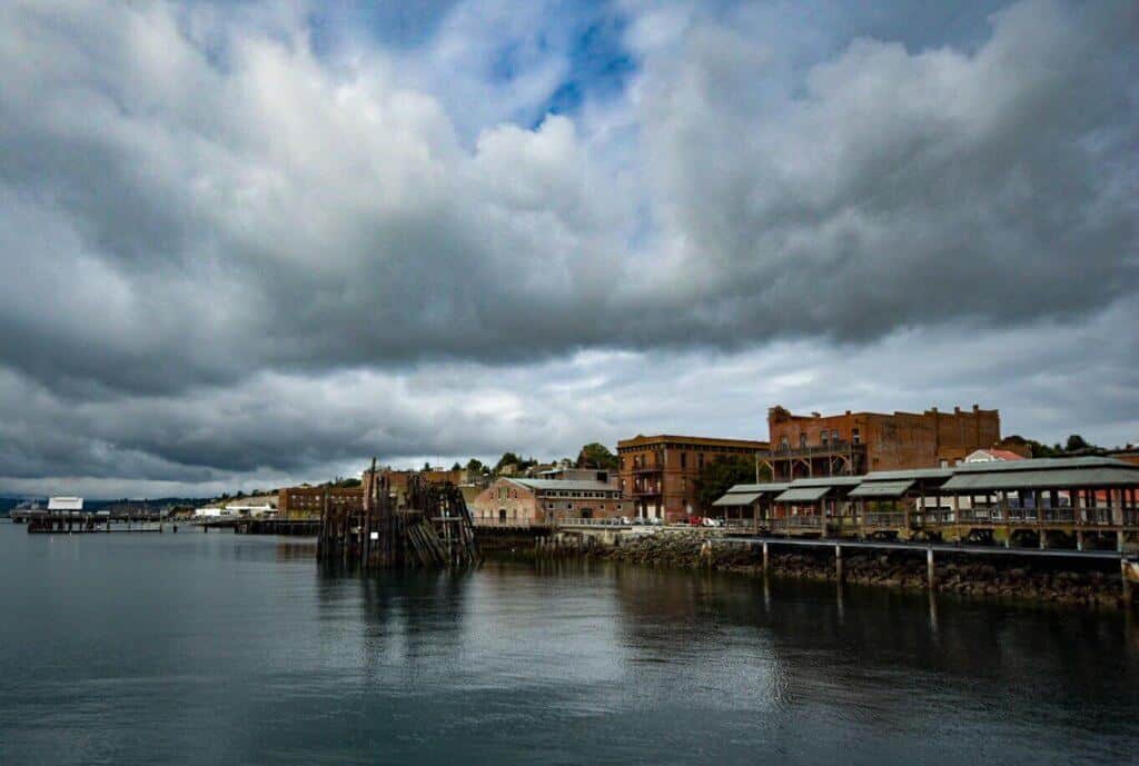 Port Townsend, Washington on a cloudy day