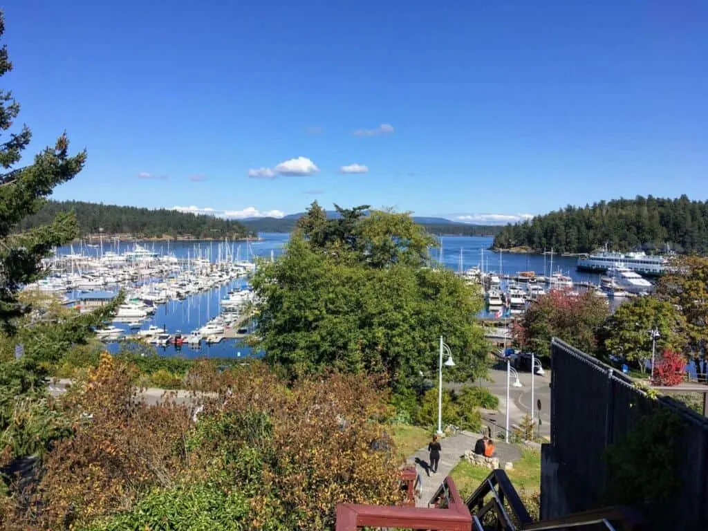 Friday Harbor on San Juan Island