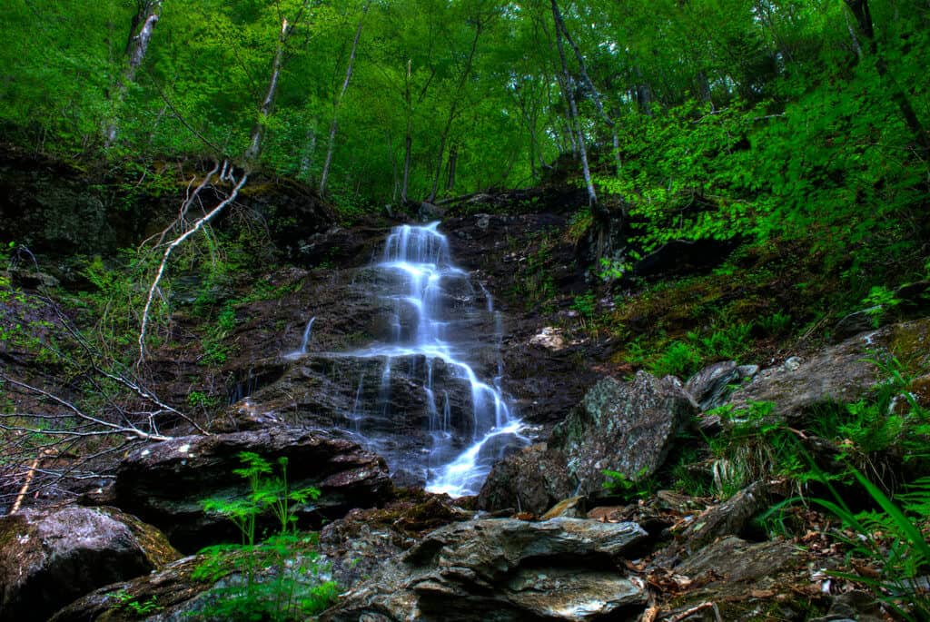 March Cataract Falls in Williamstown, MA