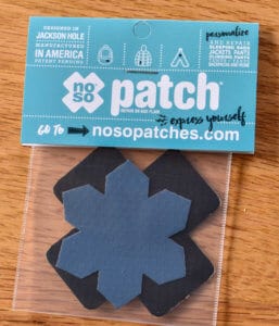 NOSO patches from the December 2018 Cairn box.