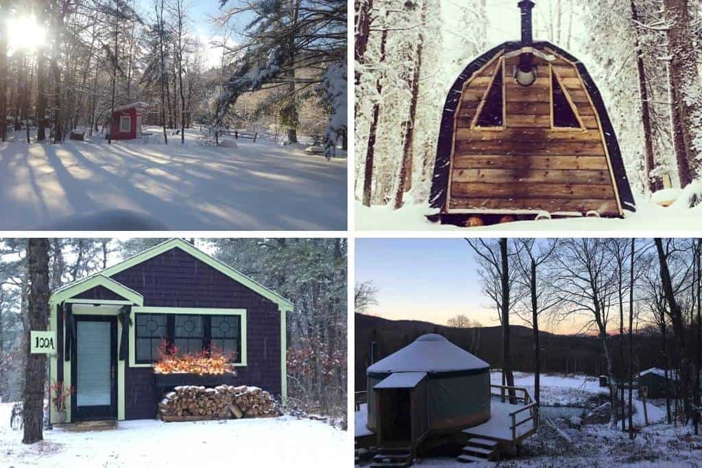 The Best Destinations for Winter Glamping in New England