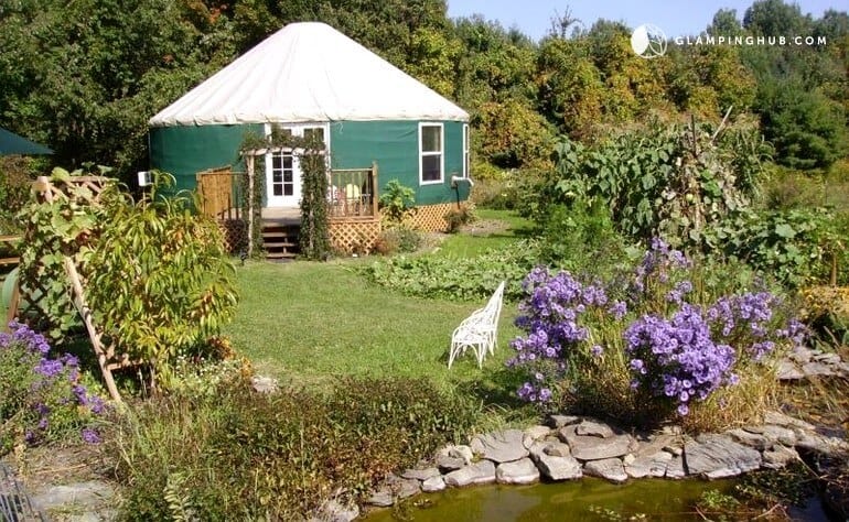 Yurt Rental in Newfield, New York