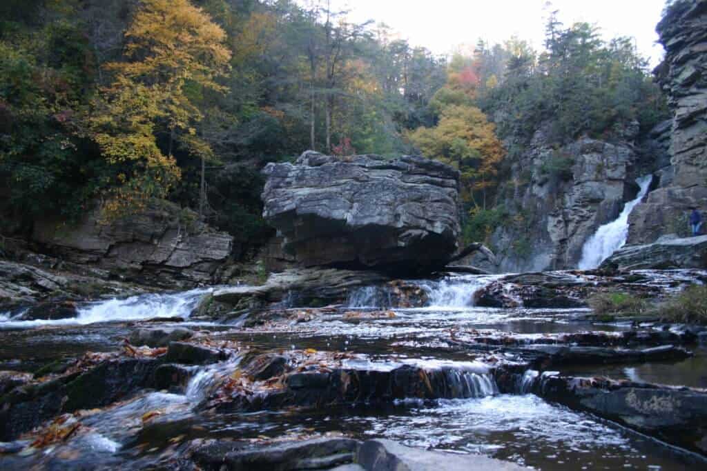 Linville Falls on the Blue Ridge Parkway