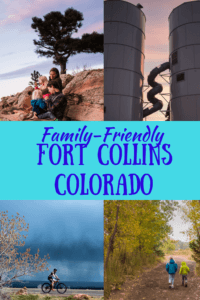 A Local's Guide to the Best Things to do in Fort Collins, Colorado 9 A collage of Fort Collins photos. Caption reads: Family Friendly Fort Collins, Colorado