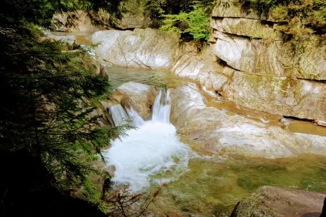 Exploring Bristol, Vermont: Hiking, Waterfalls, and Yurt Camping 20 Warren Falls in Vermont on spring day.