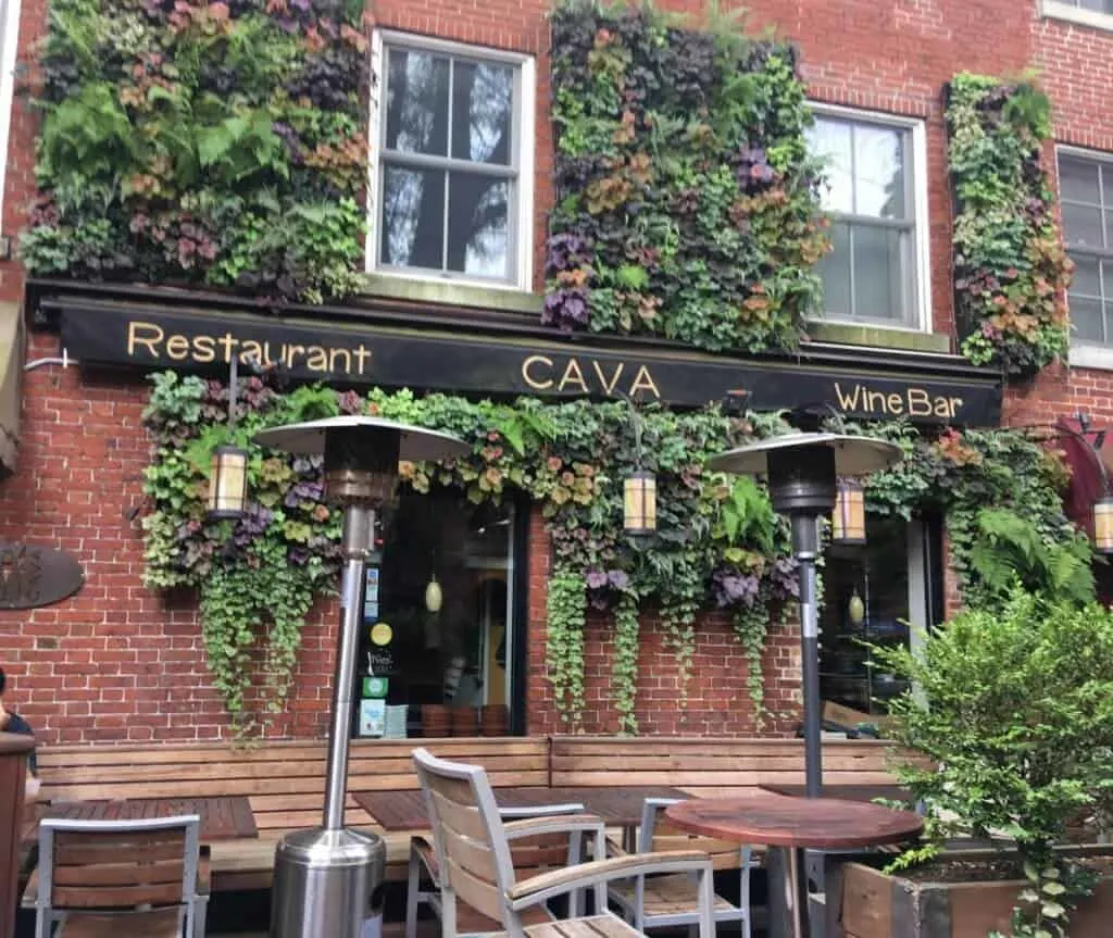 The Cava Wine Bar in downtown Portsmouth NH.