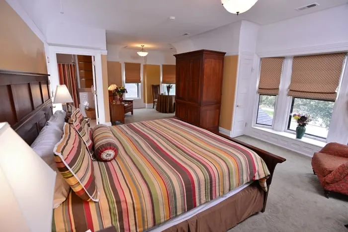 An inside look at one of the rooms at the Inn on Ferry Street.