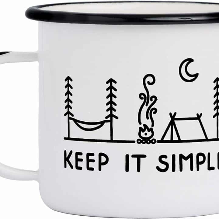 Keep it simple camping mug