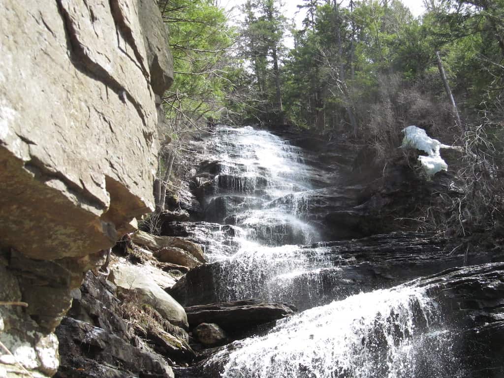 Lye Brook Falls in Manchester, Vermont