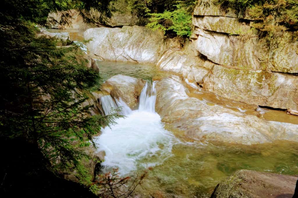 Warren Falls in Warren, Vermont