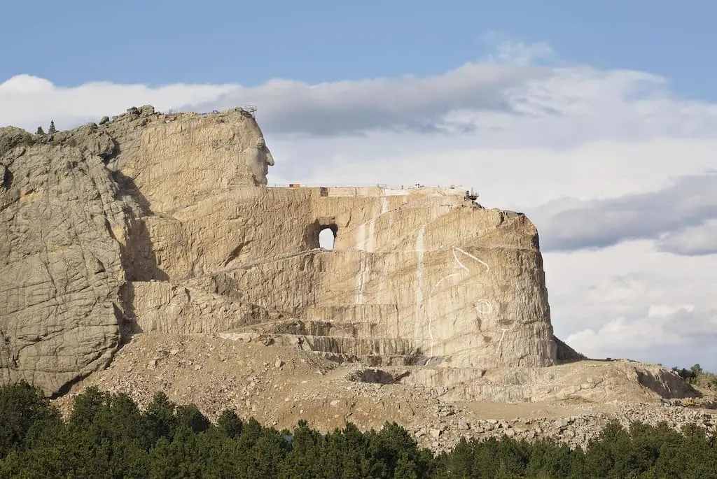Crazy Horse Memorial in the Black Hills