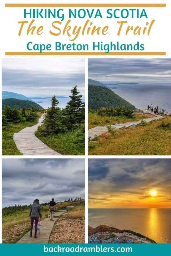 A collage of photos from Nova Scotia.