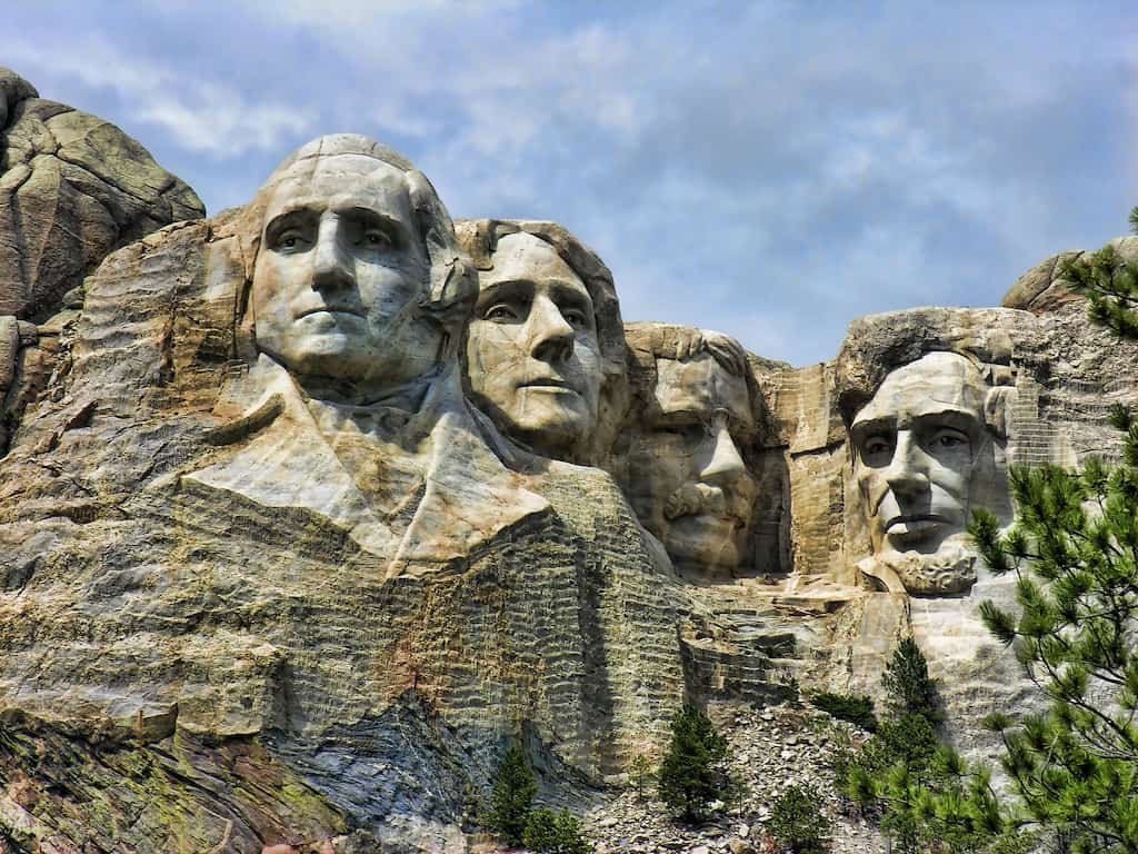 Mount Rushmore in the Black Hills of South Dakota