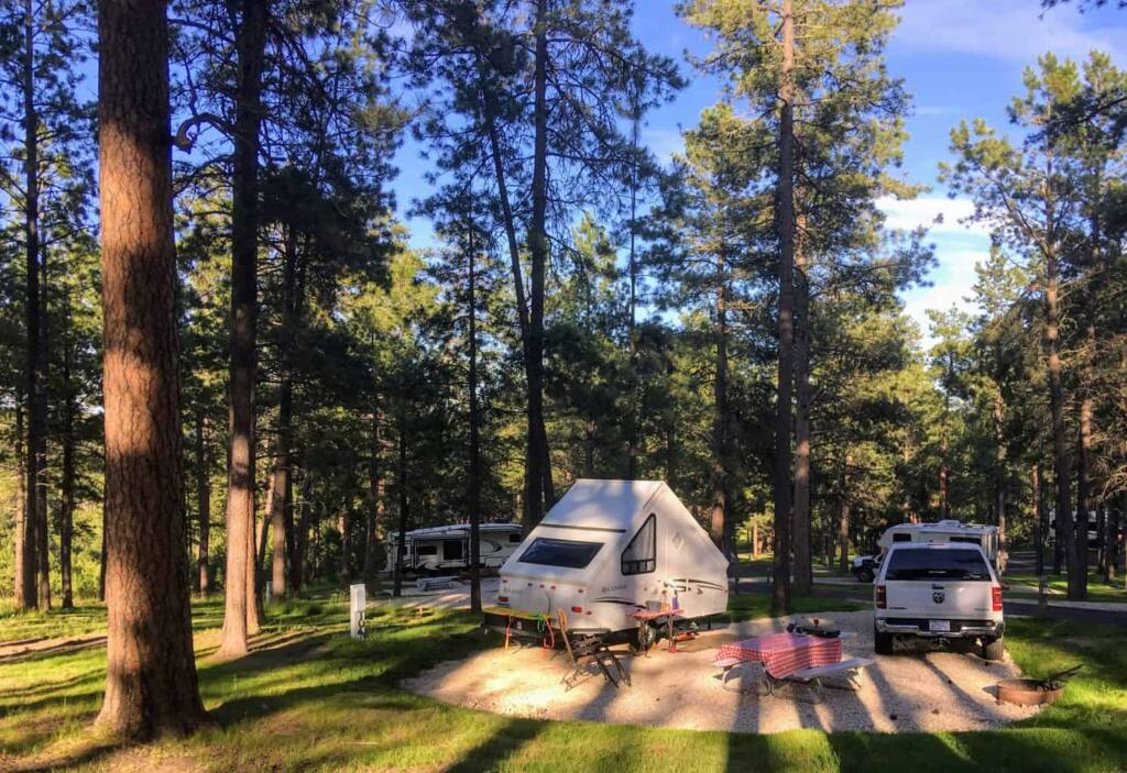 Camping in Custer State Park Blue Bell Campground