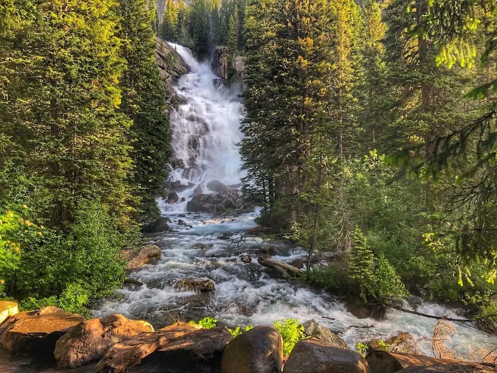 Hidden Falls in Grand Teton National Park