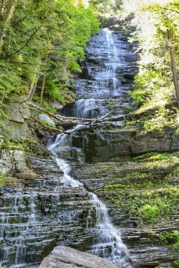 Hiking to Lye Brook Falls in Manchester, Vermont ⋆ Back Road Ramblers