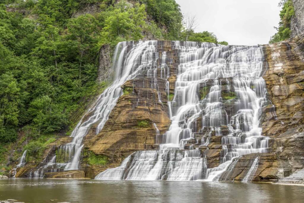 Ithaca Falls in Ithaca, New York.