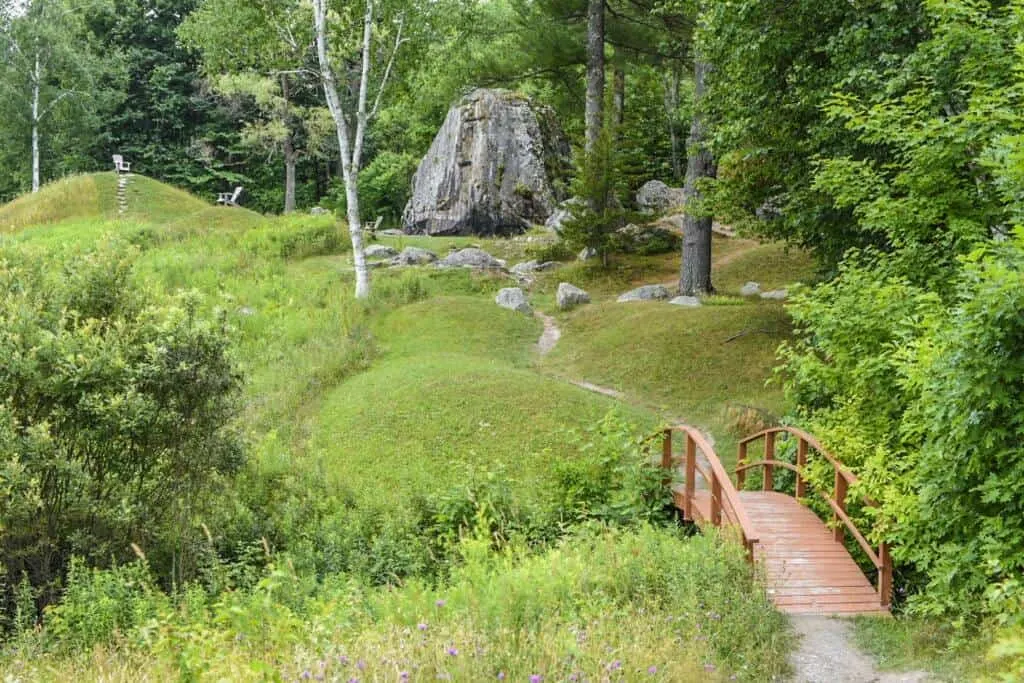 The Japanese Garden in Taconic Mountains Ramble State Park in Vermont