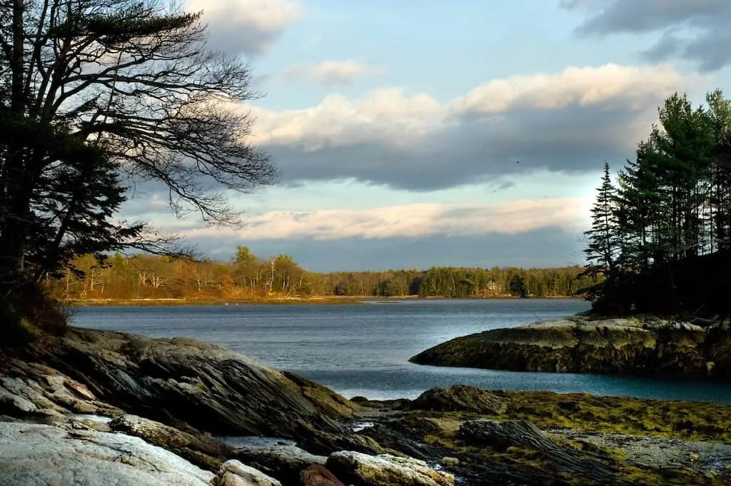 Wolfes Neck Oceanfront Camping Maine