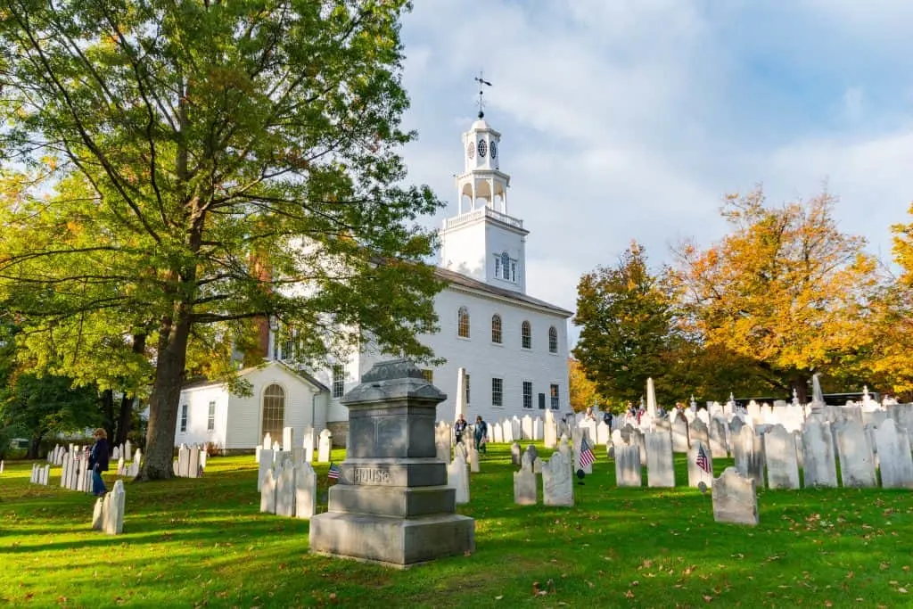 The Old First Church in Bennington, VT.