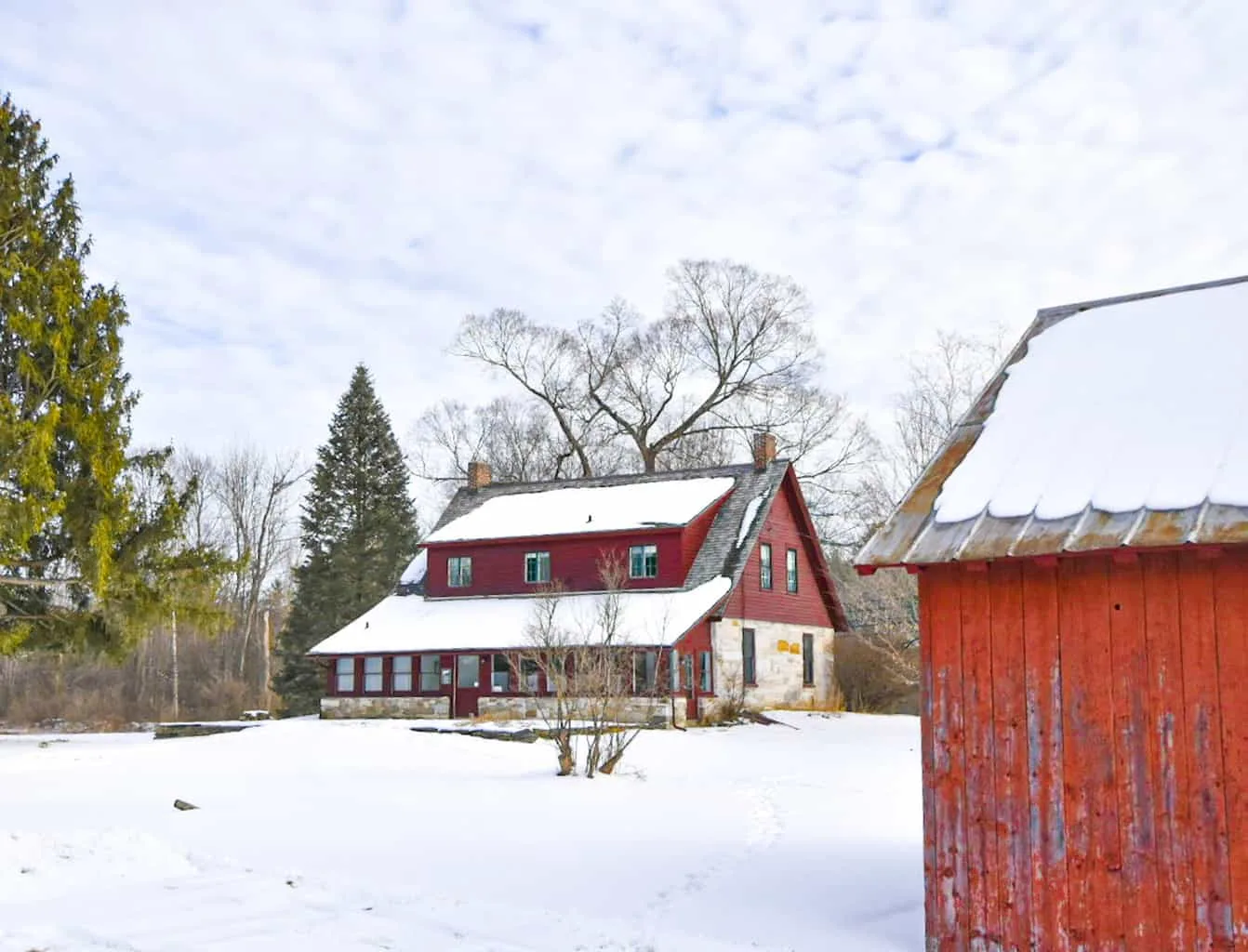 The Robert Frost Stone House Museum in Bennington, Vermont.