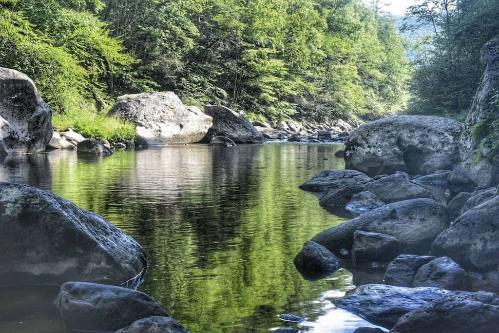 The West River in Jamaica State Park, Vermont