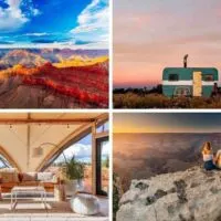 Photos of Glampings spots near the Grand Canyon. Photo credits: Airbnb