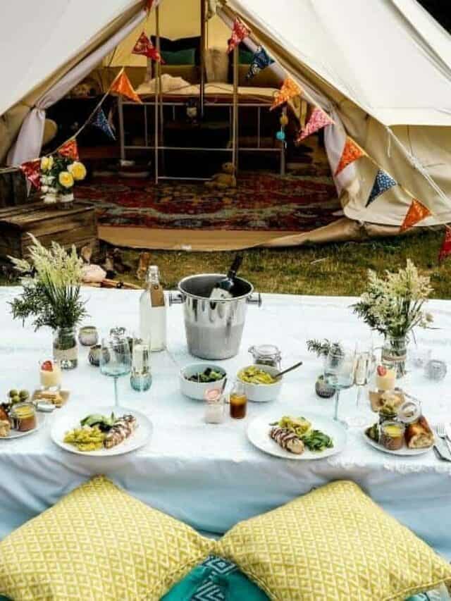 How to Plan a Backyard Glamping Staycation