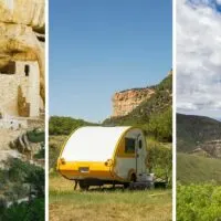 A collage of photos featuring Mesa Verde National Park in Colorado.