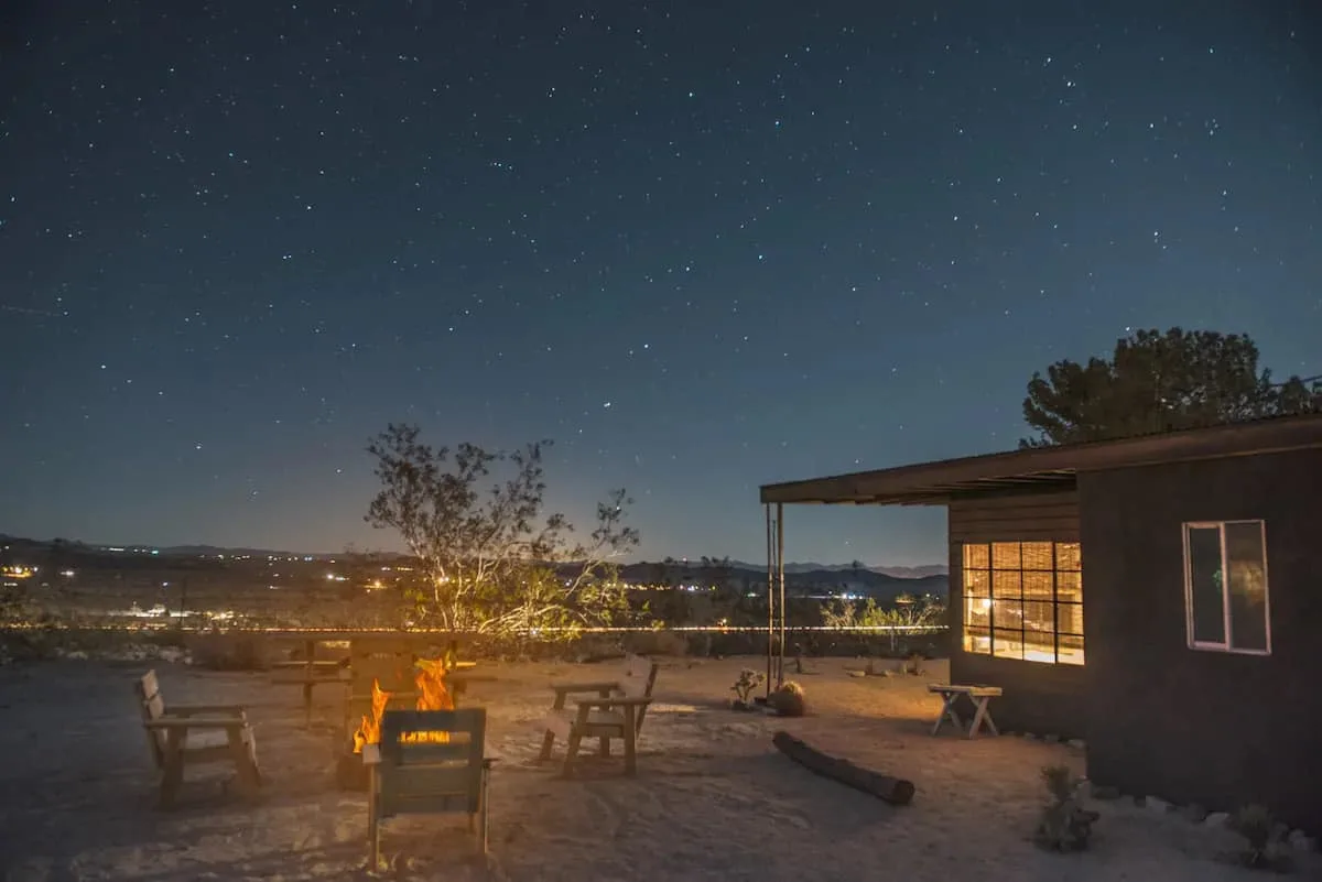 A cabin for rent in Joshua Tree on Airbnb. Photo credit: Airbnb
