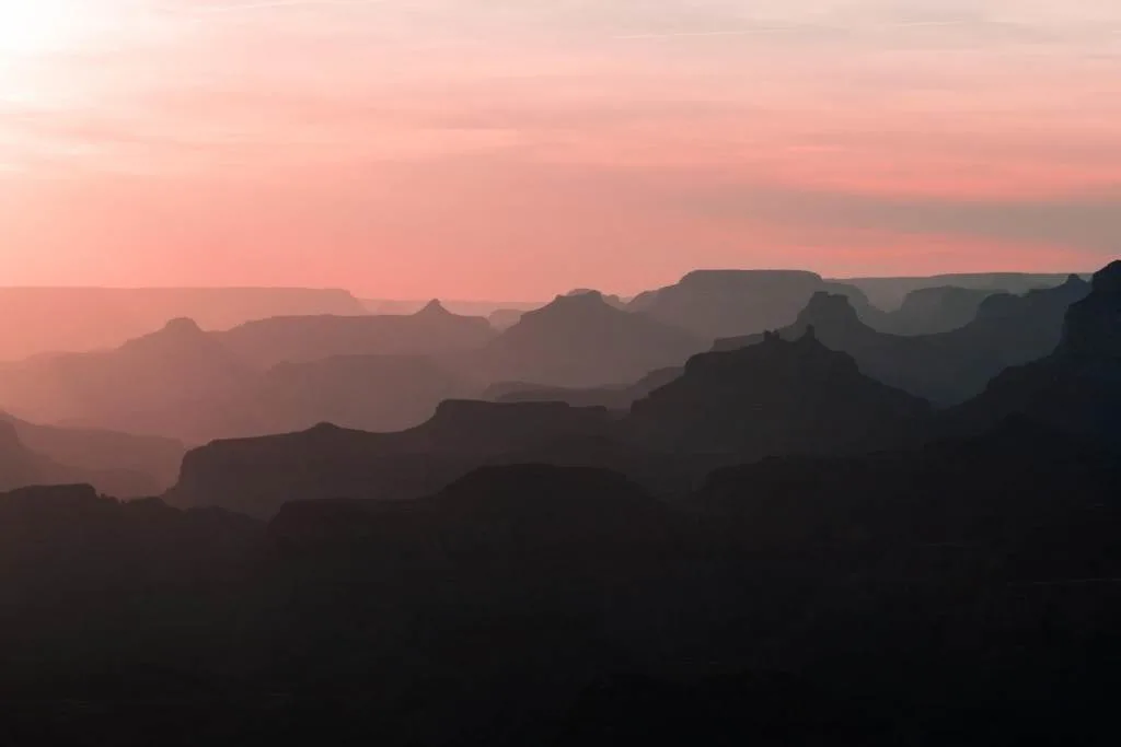 sunset at Lipan Point in Grand Canyon National Park