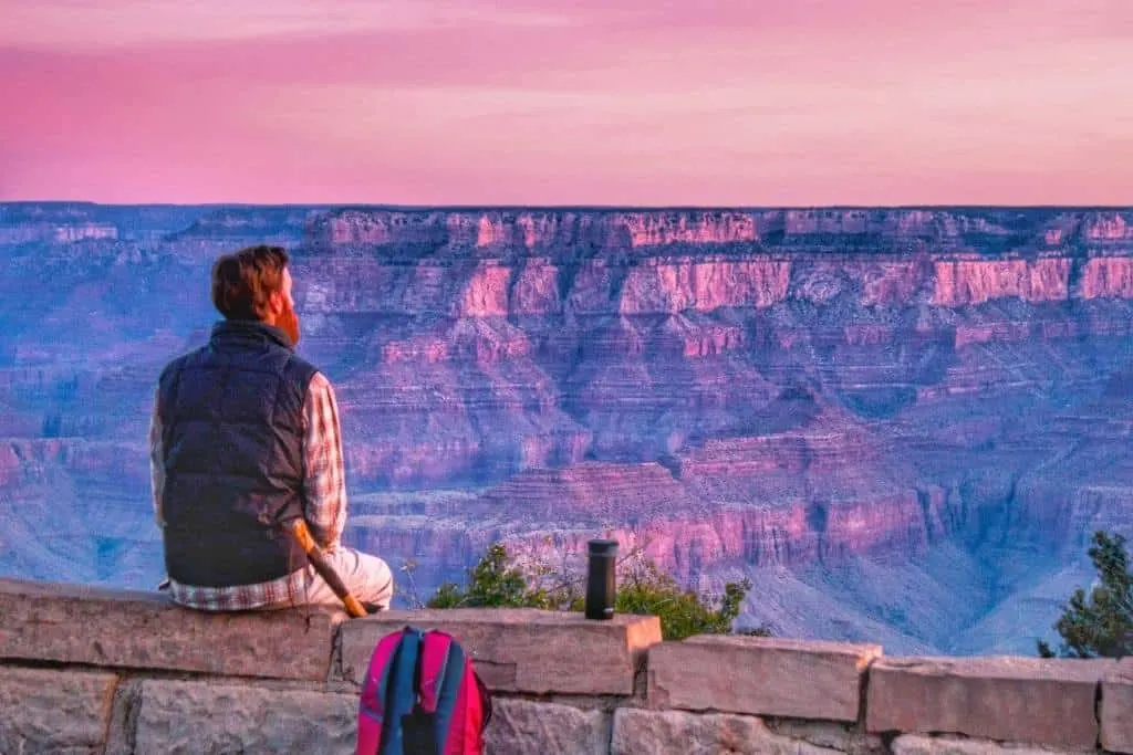 Sunrise at Mather Point in Grand Canyon National Park