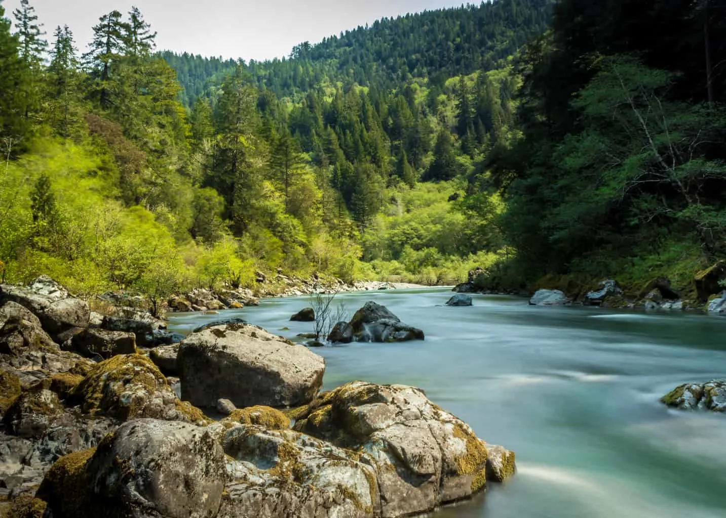 The Smith River in Northern California. 