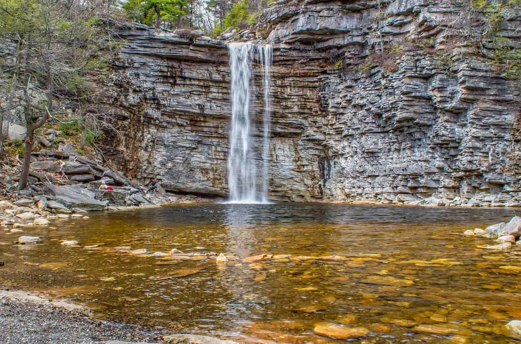 Awosting Falls in Minnewaska State Park in New York.