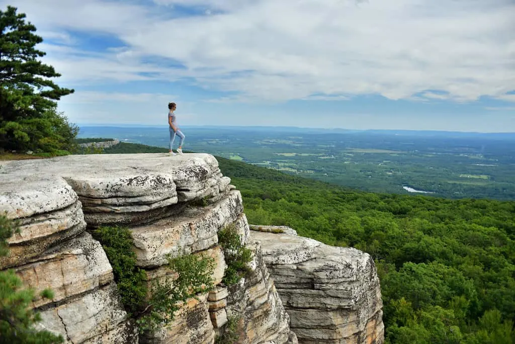 Gertrude's Nose in Minnewaska State Park New York.