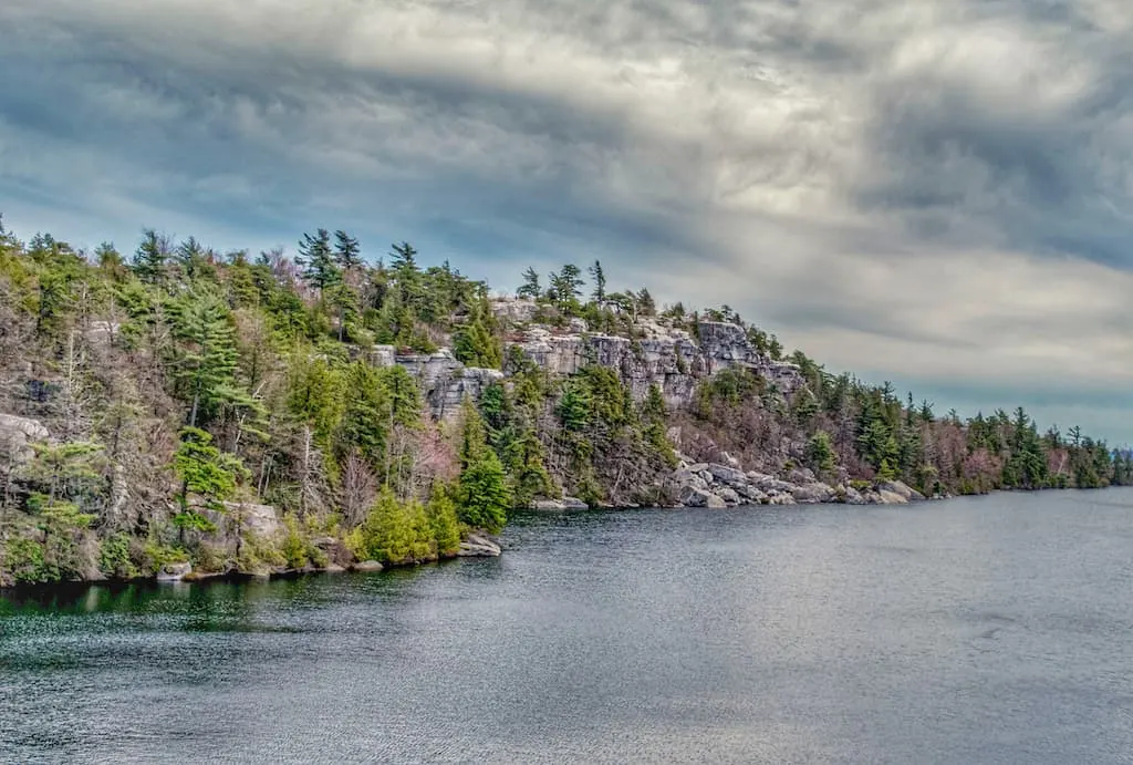 Lake Minnewaska in Minnewaska State Park in New York.