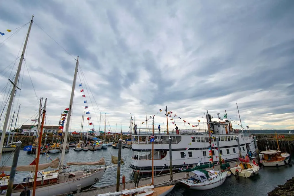 The Wooden Boat Festival in Port Townsend, Washington