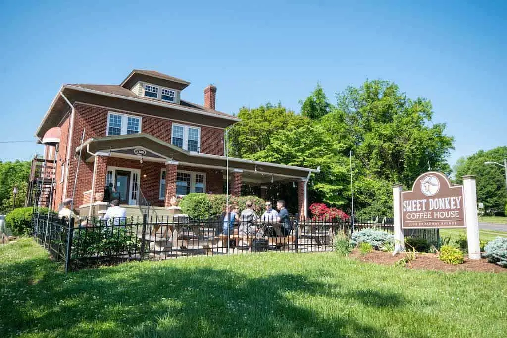 Sweet Donkey coffee house in Roanoke, Virginia.